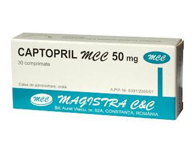 Captopril- Thuốc điều trị tăng huyết áp
