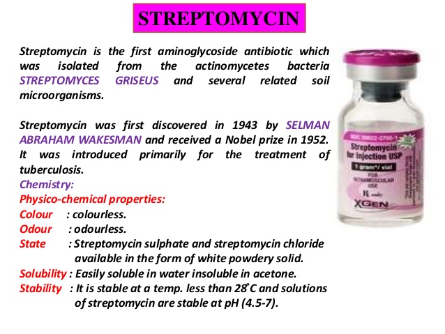 Thuốc kháng sinh streptomycin