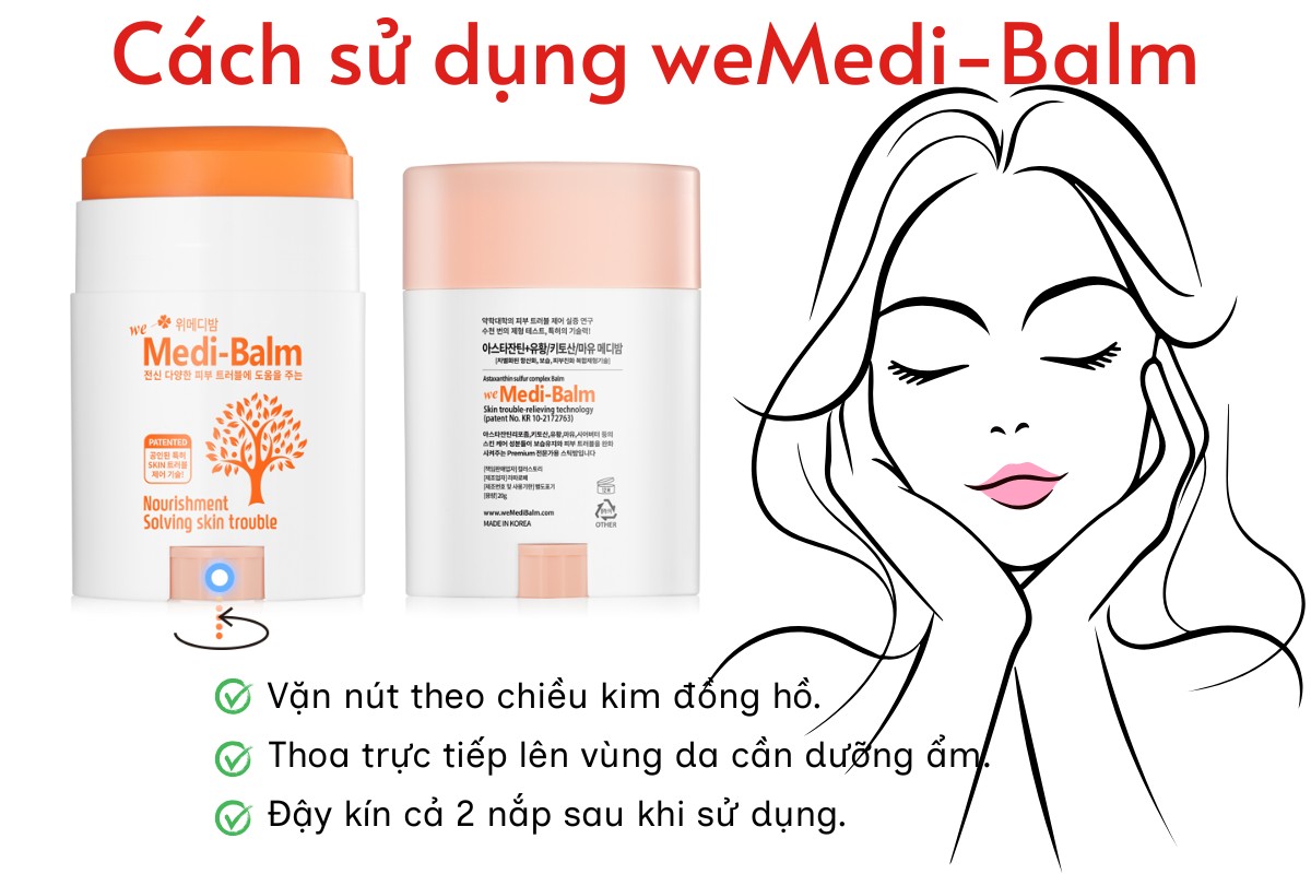 Hướng dẫn sử dụng weMedi-Balm